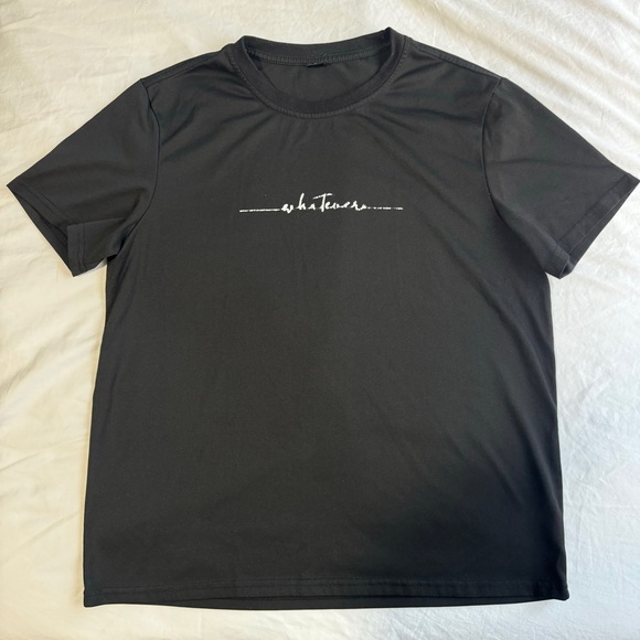 Men Letter Graphic Tee, Round Neck Short Sleeve T-Shirt - Picture 3 of 6